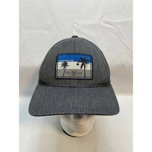 Fish Hippie hat cap 7 1/2" snap back Fishing Fishhippieco gray